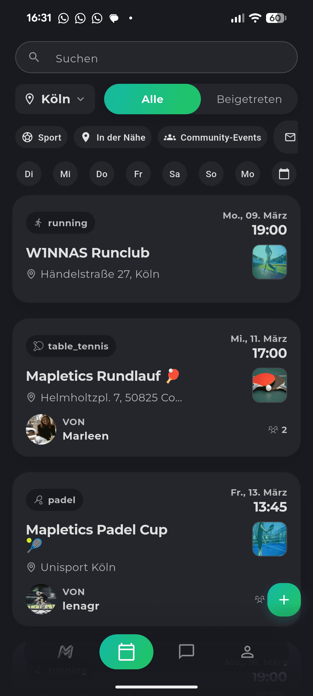 Mapletics Events